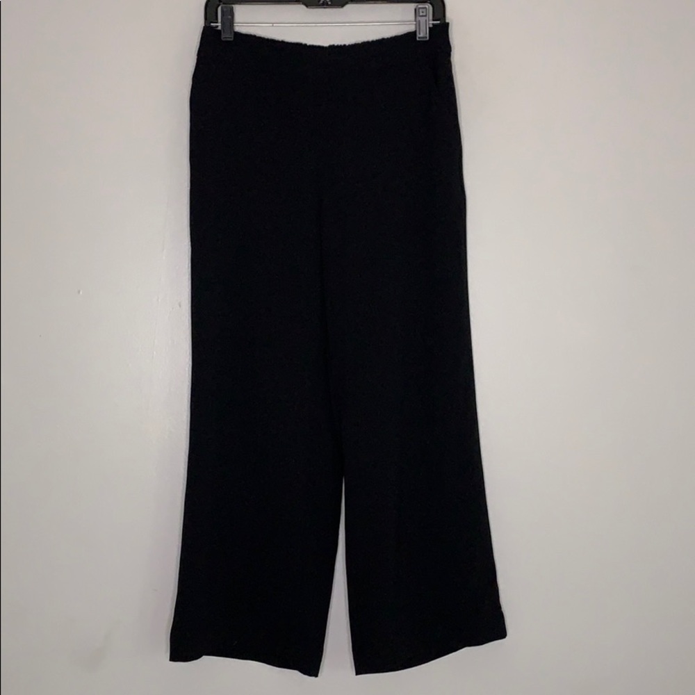 Loft Black Wide Leg Trouser dress pants Sz Small women’s